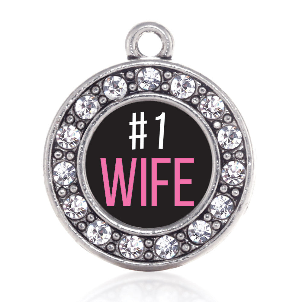 #1 Wife Circle Charm
