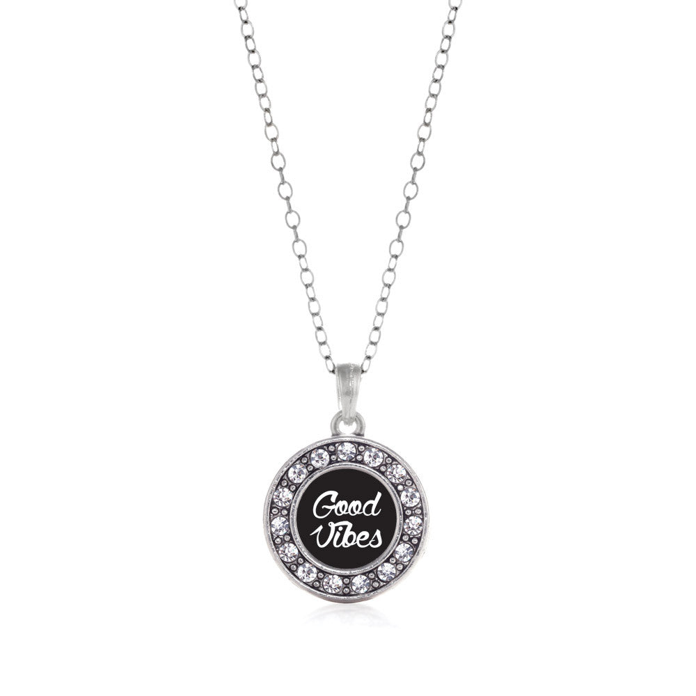 Good Vibes Circle Charm