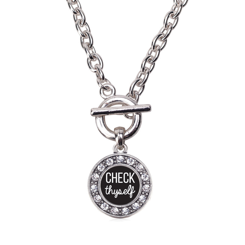 Check Thyself Circle Charm