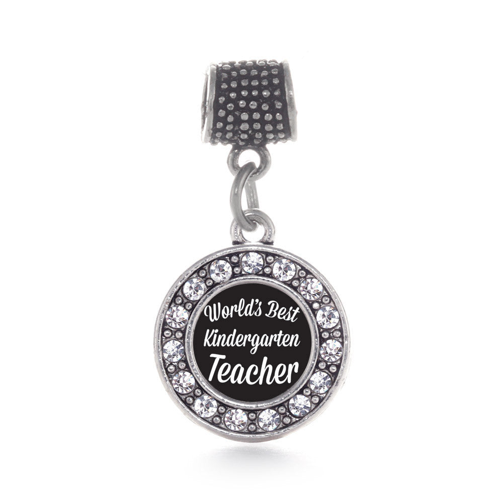 World's Best Kindergarten Teacher Circle Charm