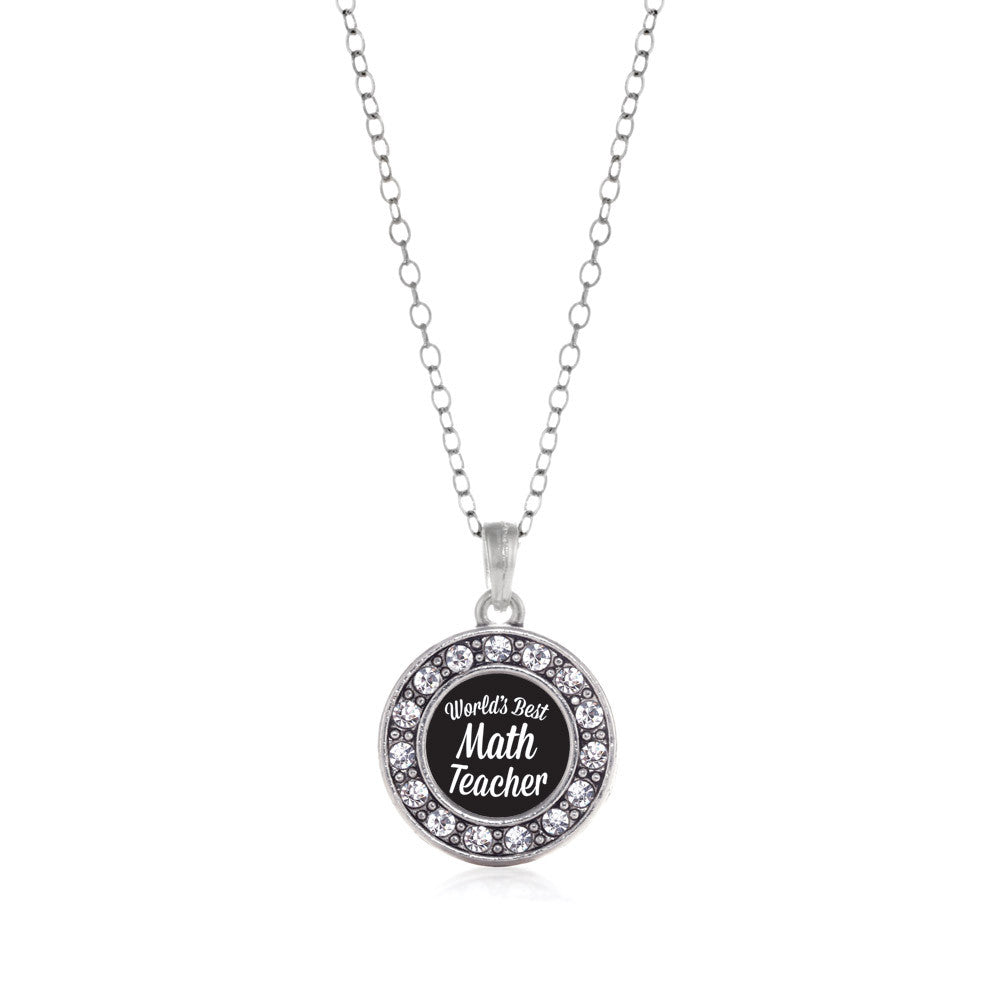 World's Best Math Teacher Circle Charm