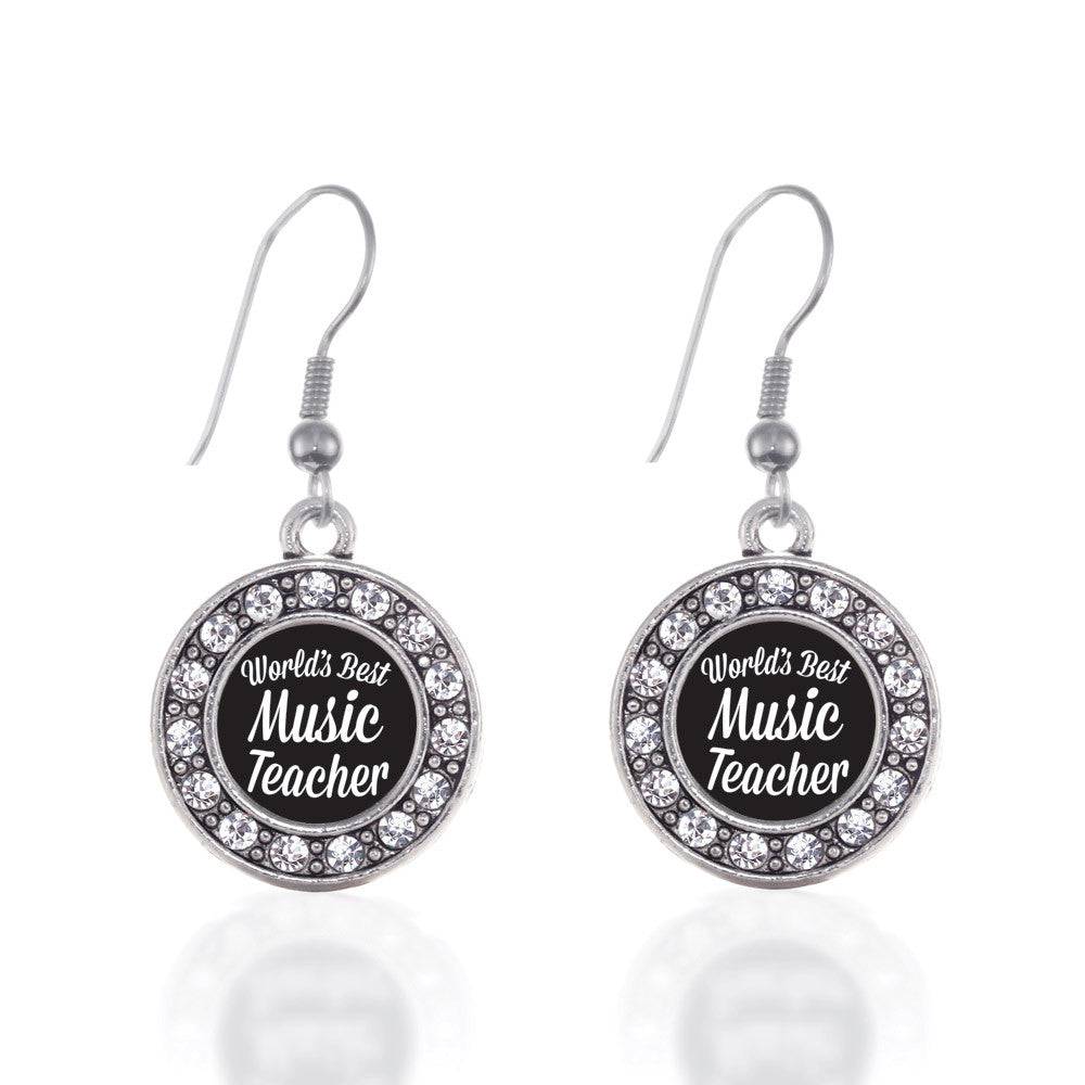 World's Best Music Teacher Circle Charm