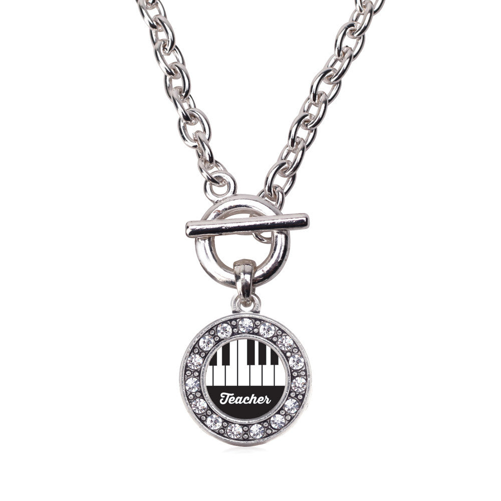 Piano Teacher Circle Charm