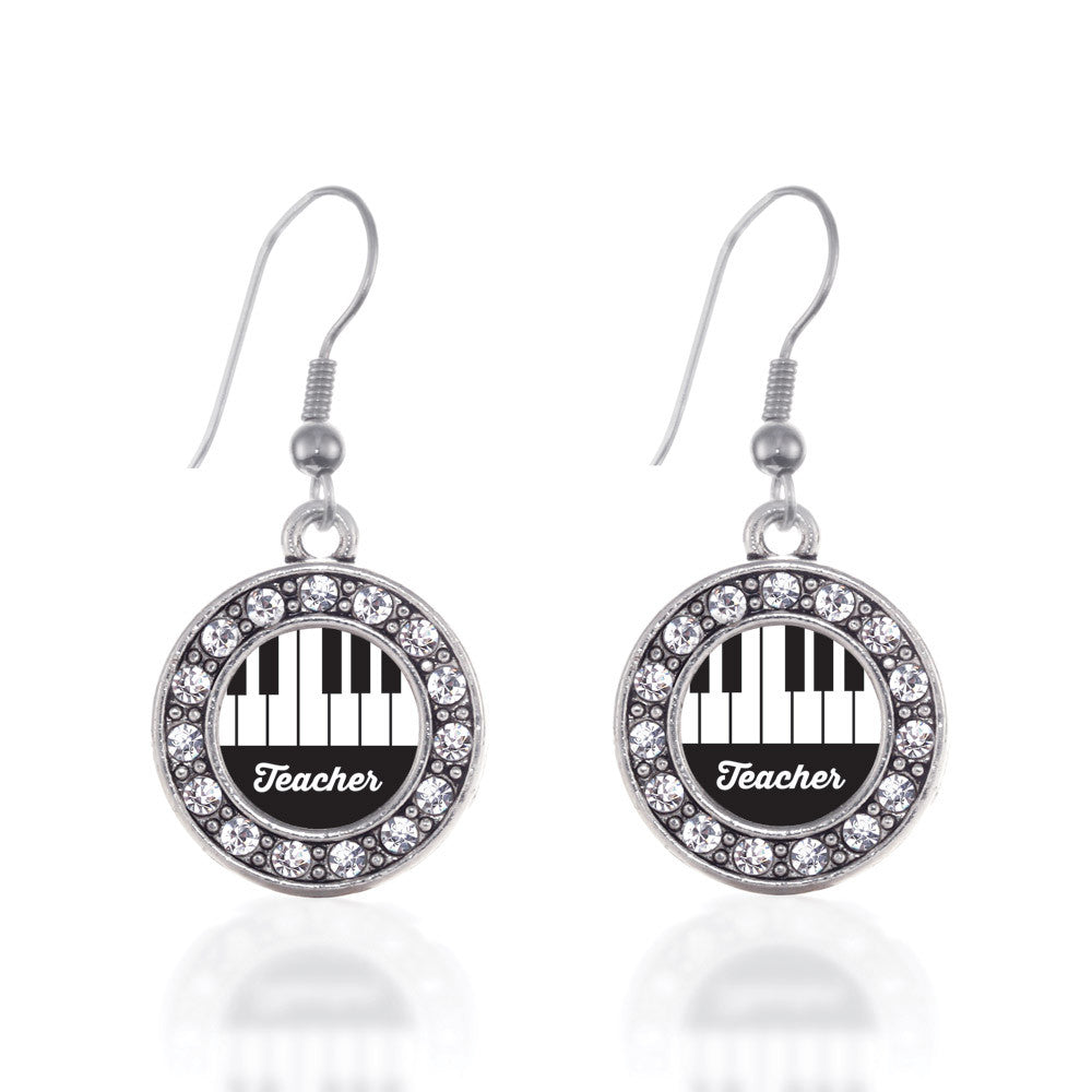 Piano Teacher Circle Charm