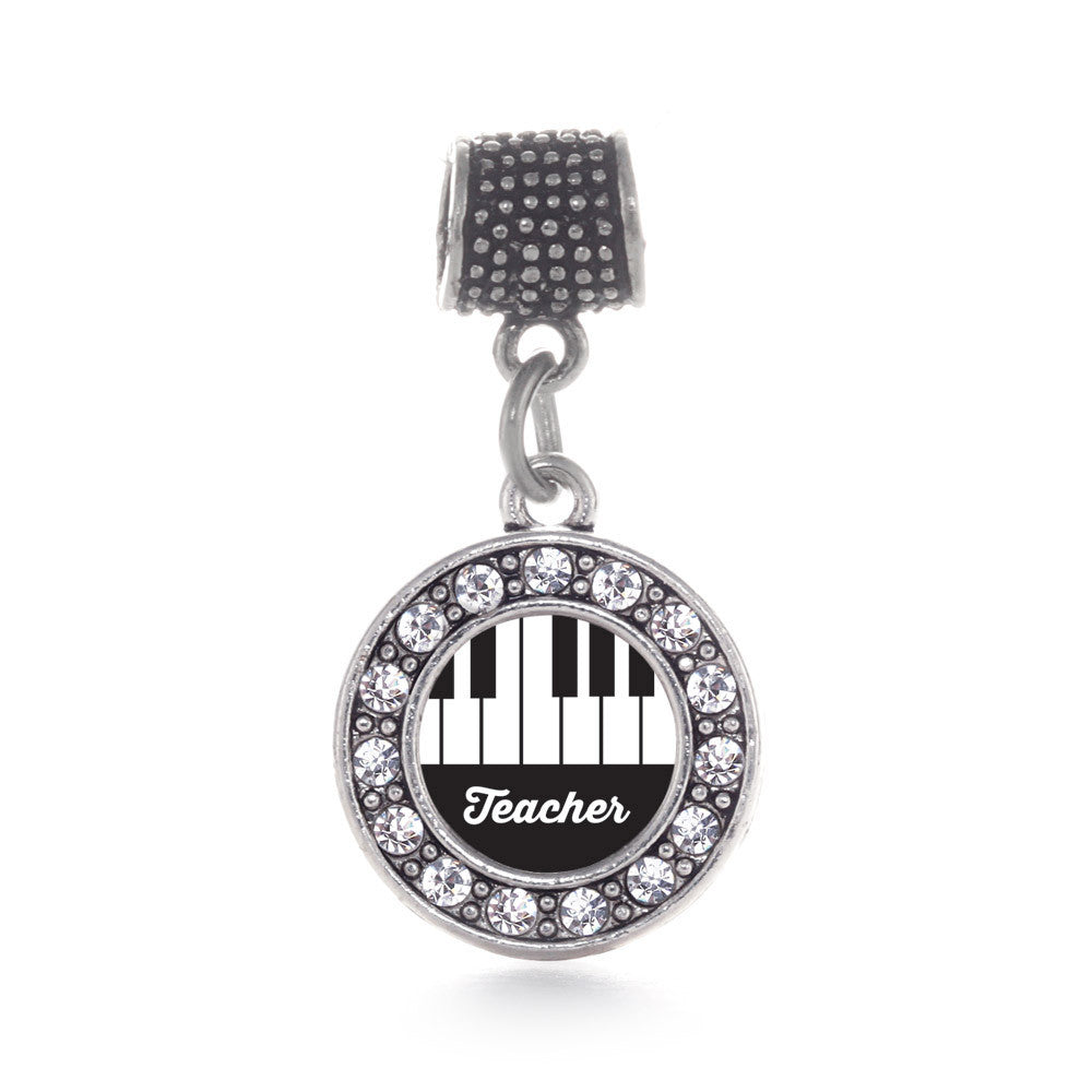 Piano Teacher Circle Charm