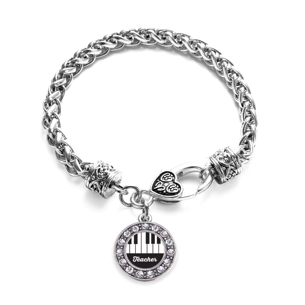 Piano Teacher Circle Charm