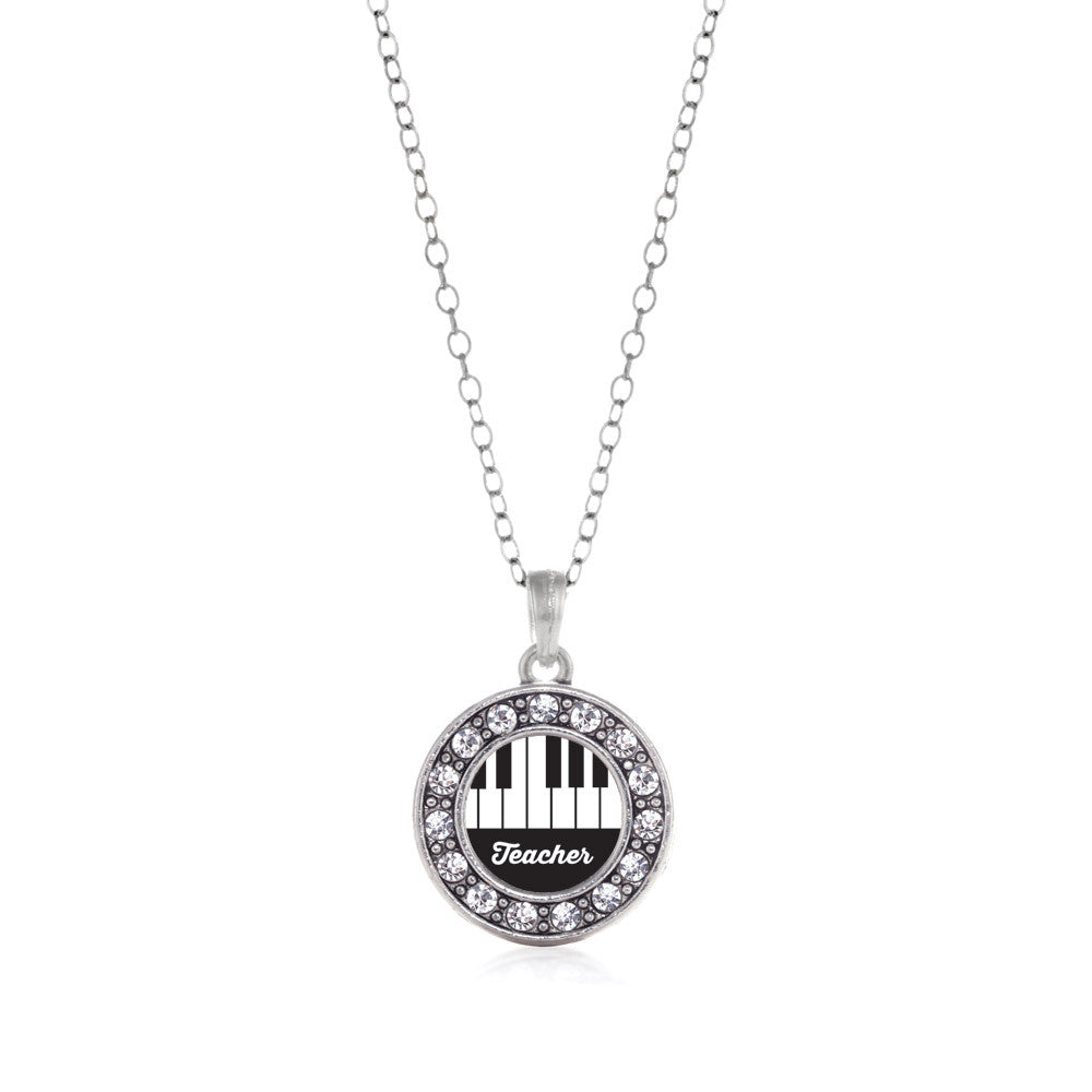 Piano Teacher Circle Charm