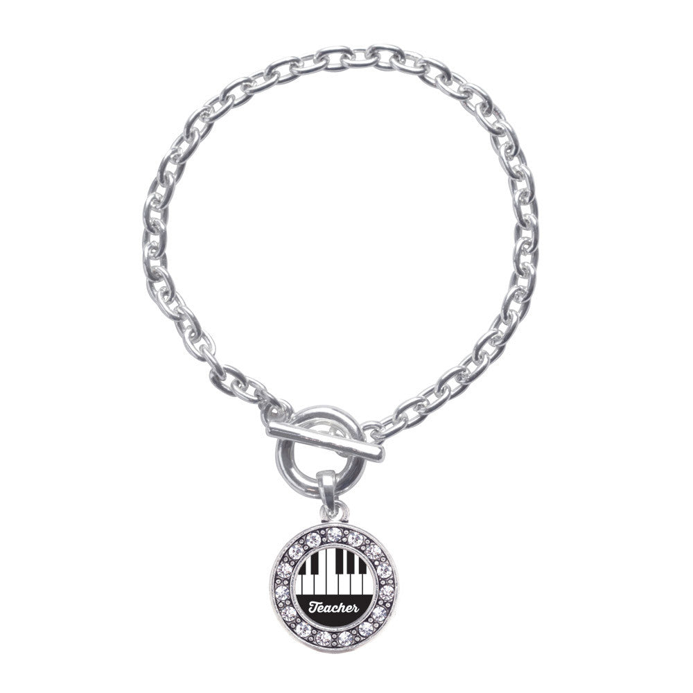 Piano Teacher Circle Charm