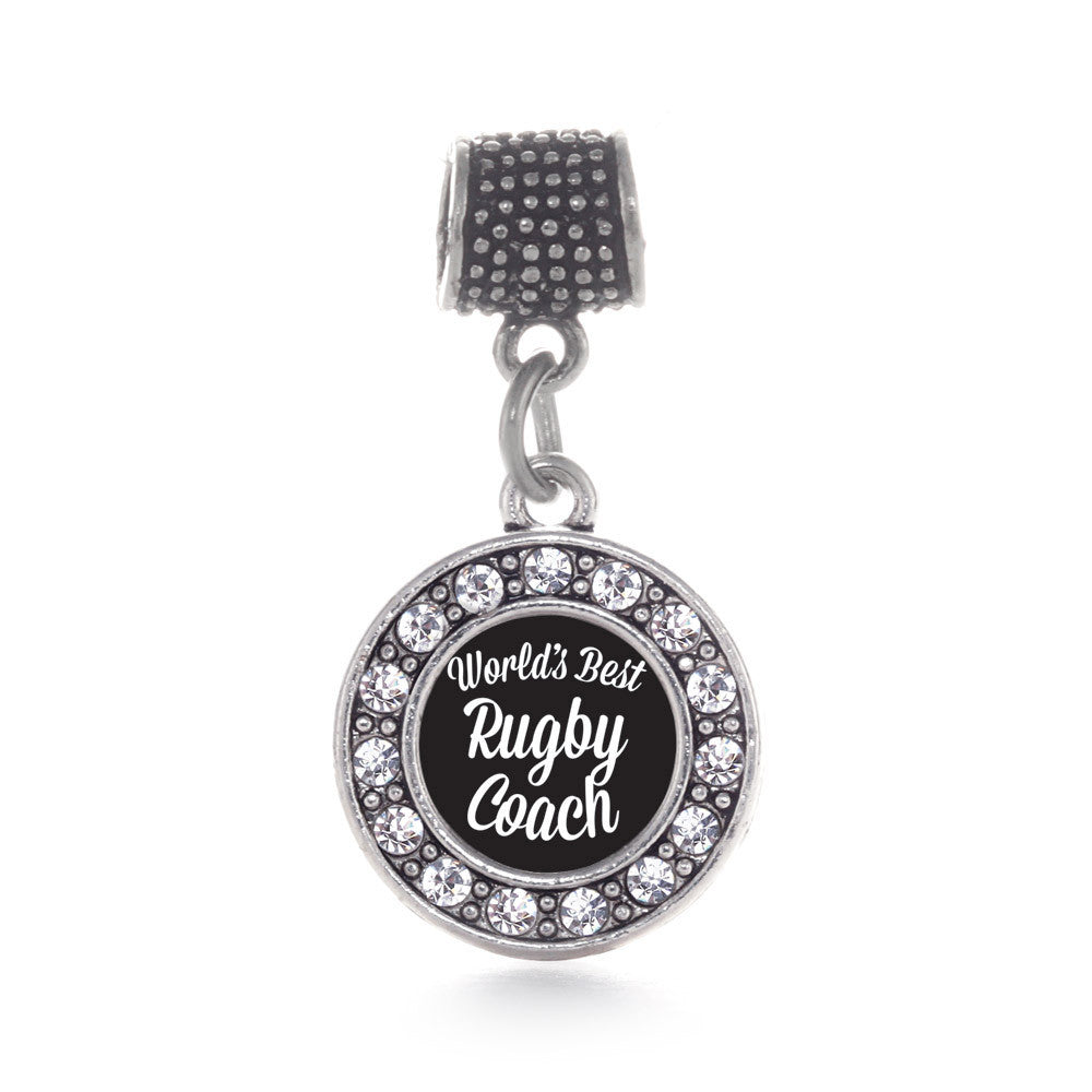 World's Best Rugby Coach Circle Charm