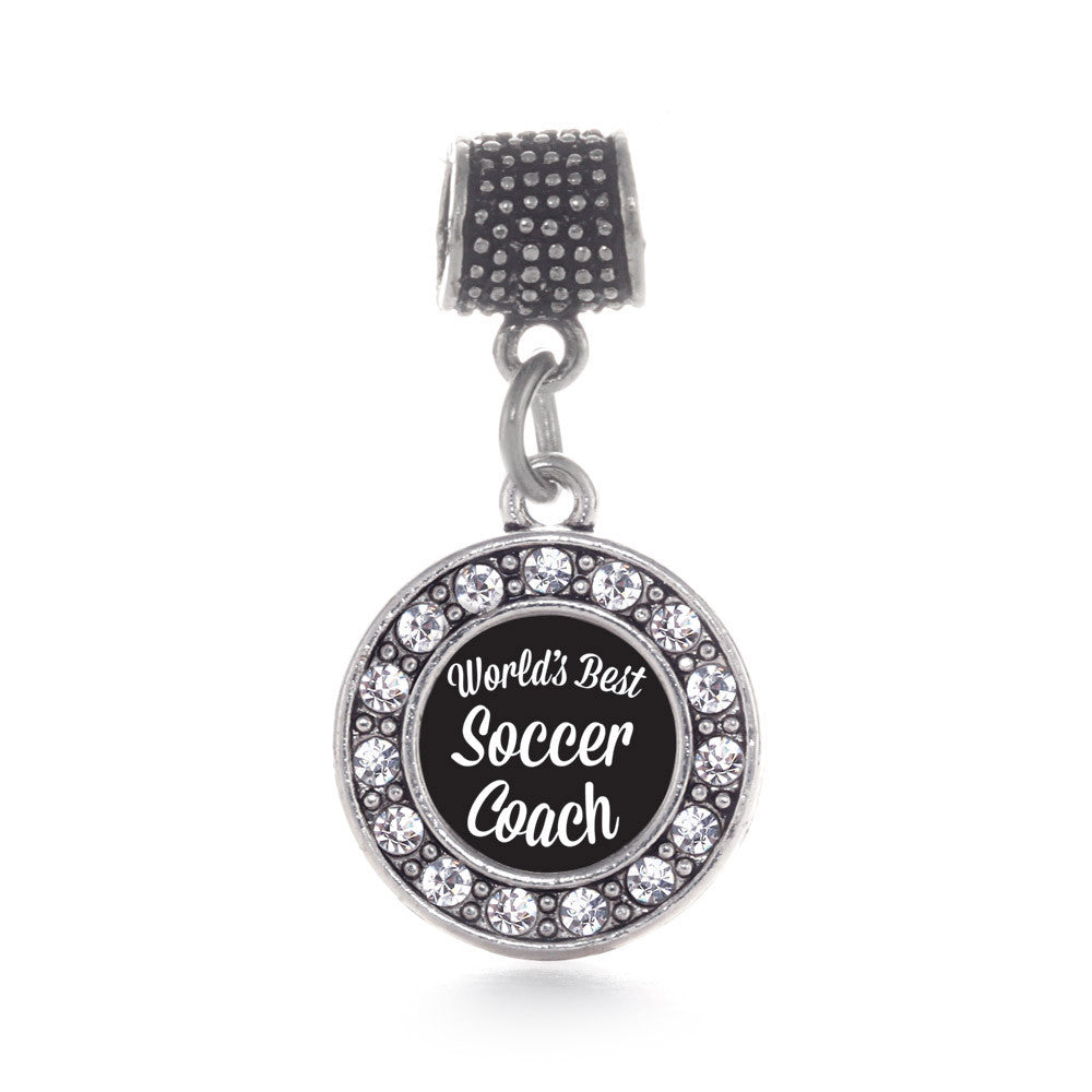 World's Best Soccer Coach Circle Charm