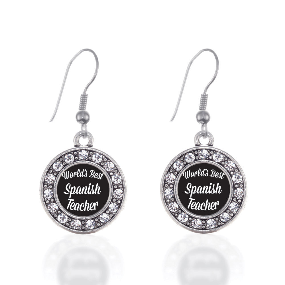 World's Best Spanish Teacher Circle Charm