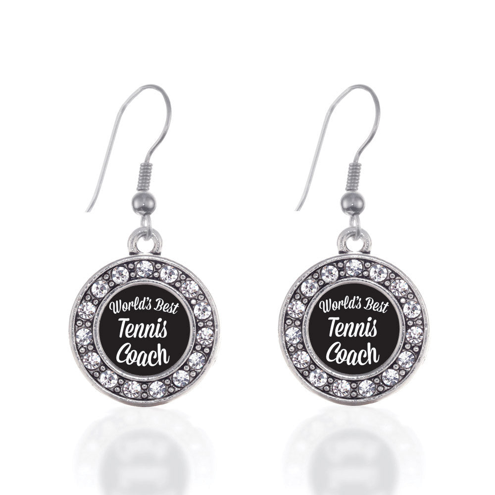 World's Best Tennis Coach Circle Charm