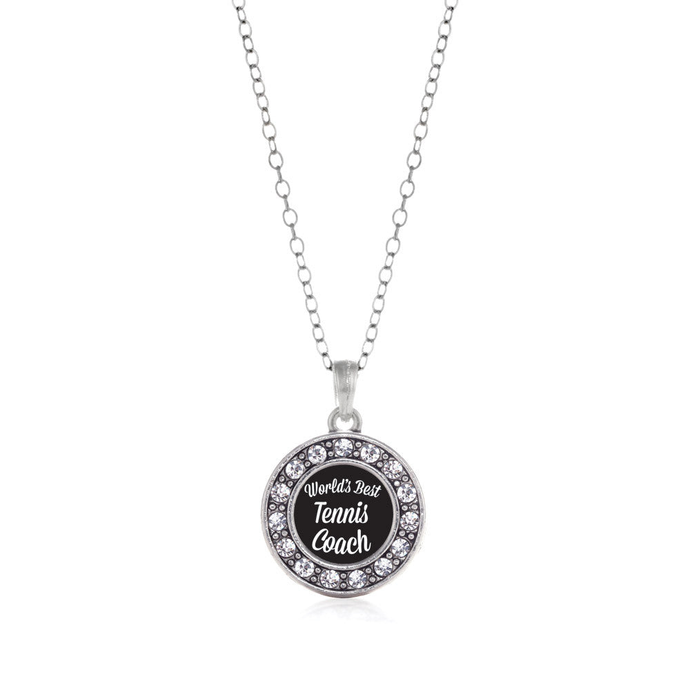 World's Best Tennis Coach Circle Charm