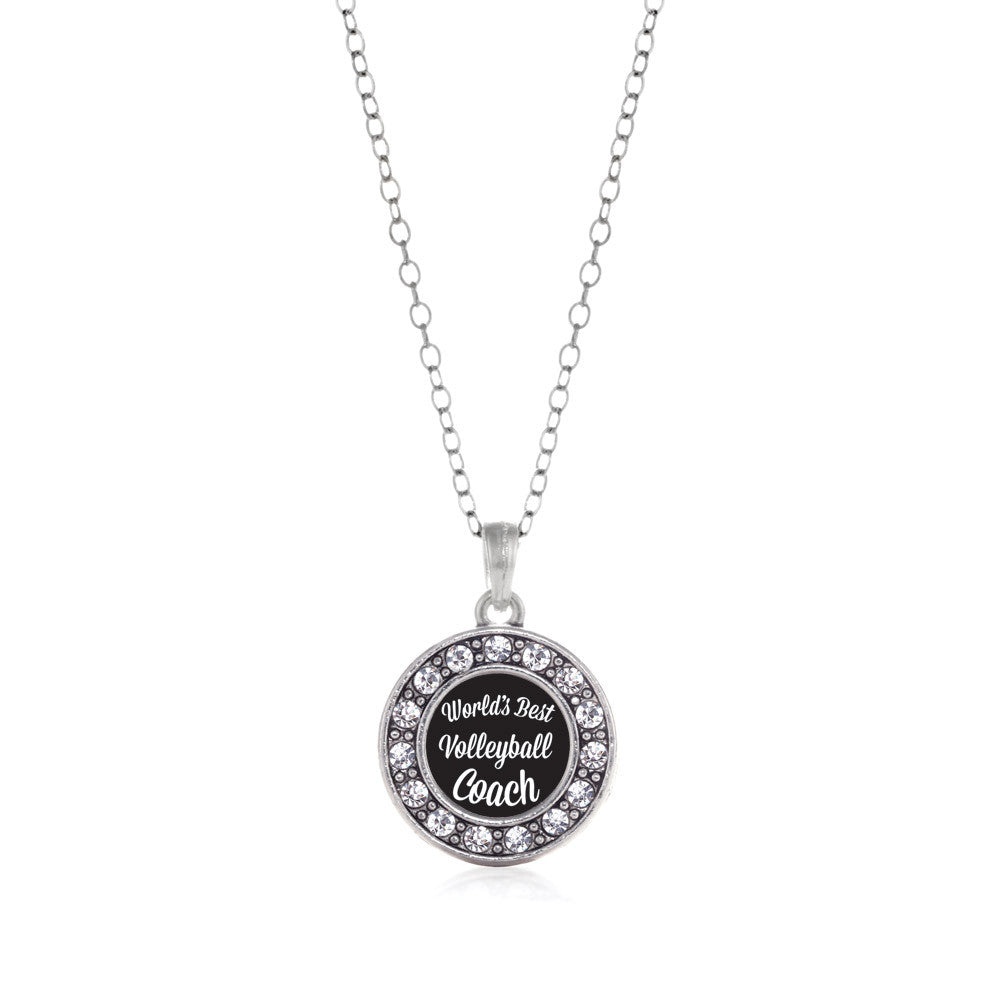 World's Best Volleyball Coach Circle Charm