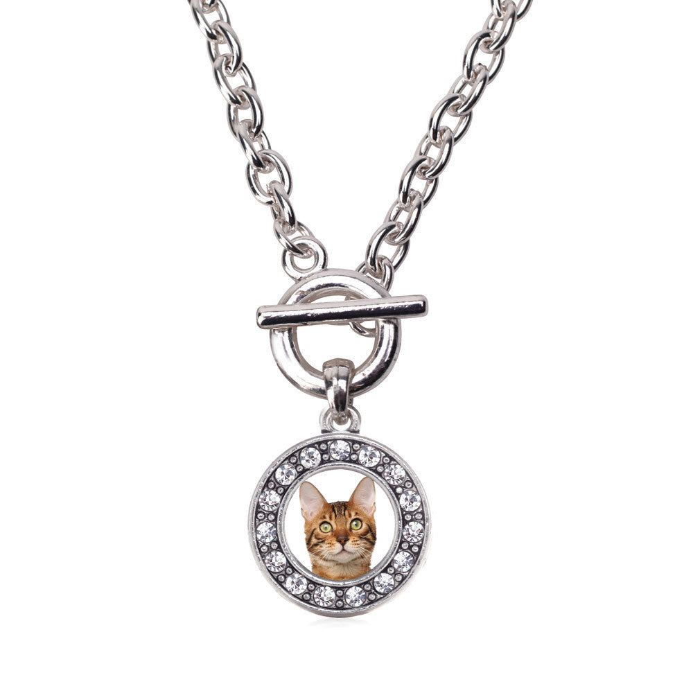 Bengal Cat Circle Charm