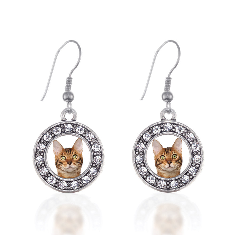 Bengal Cat Circle Charm