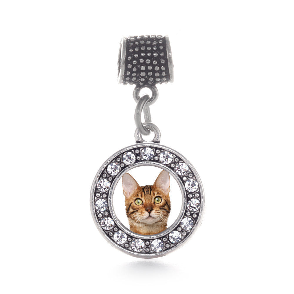 Bengal Cat Circle Charm