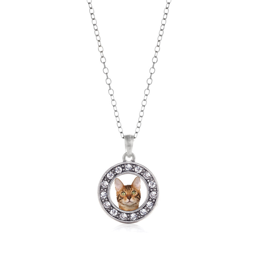 Bengal Cat Circle Charm
