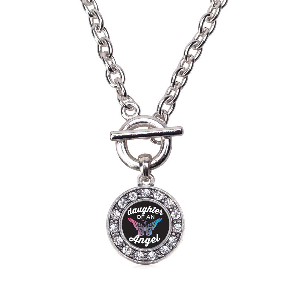 Daughter Of An Angel Circle Charm