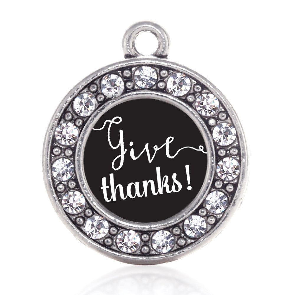 Give Thanks Circle Charm