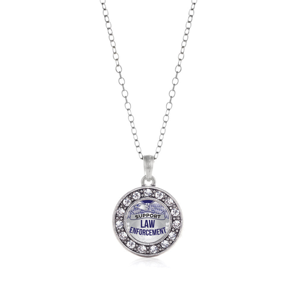 Law Enforcement Support Circle Charm