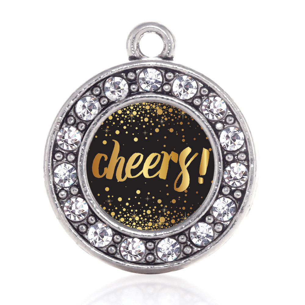 NYE Cheers Circle Charm