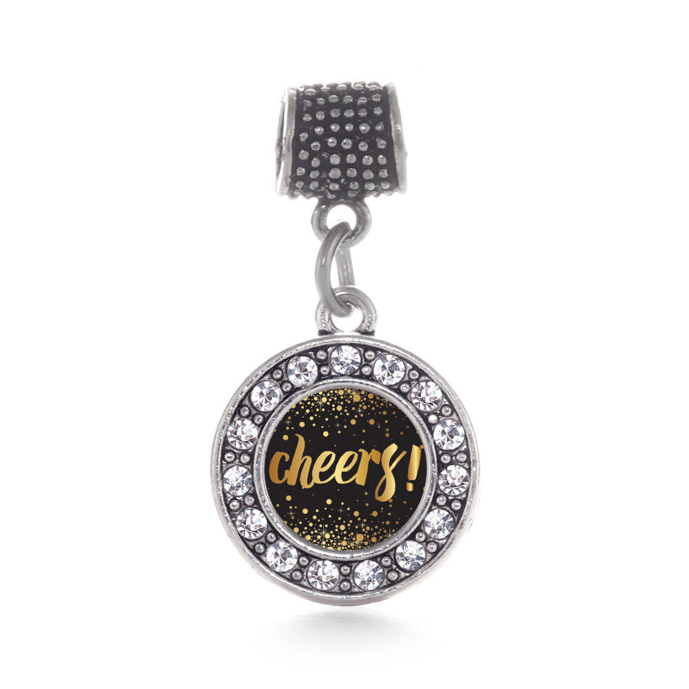NYE Cheers Circle Charm