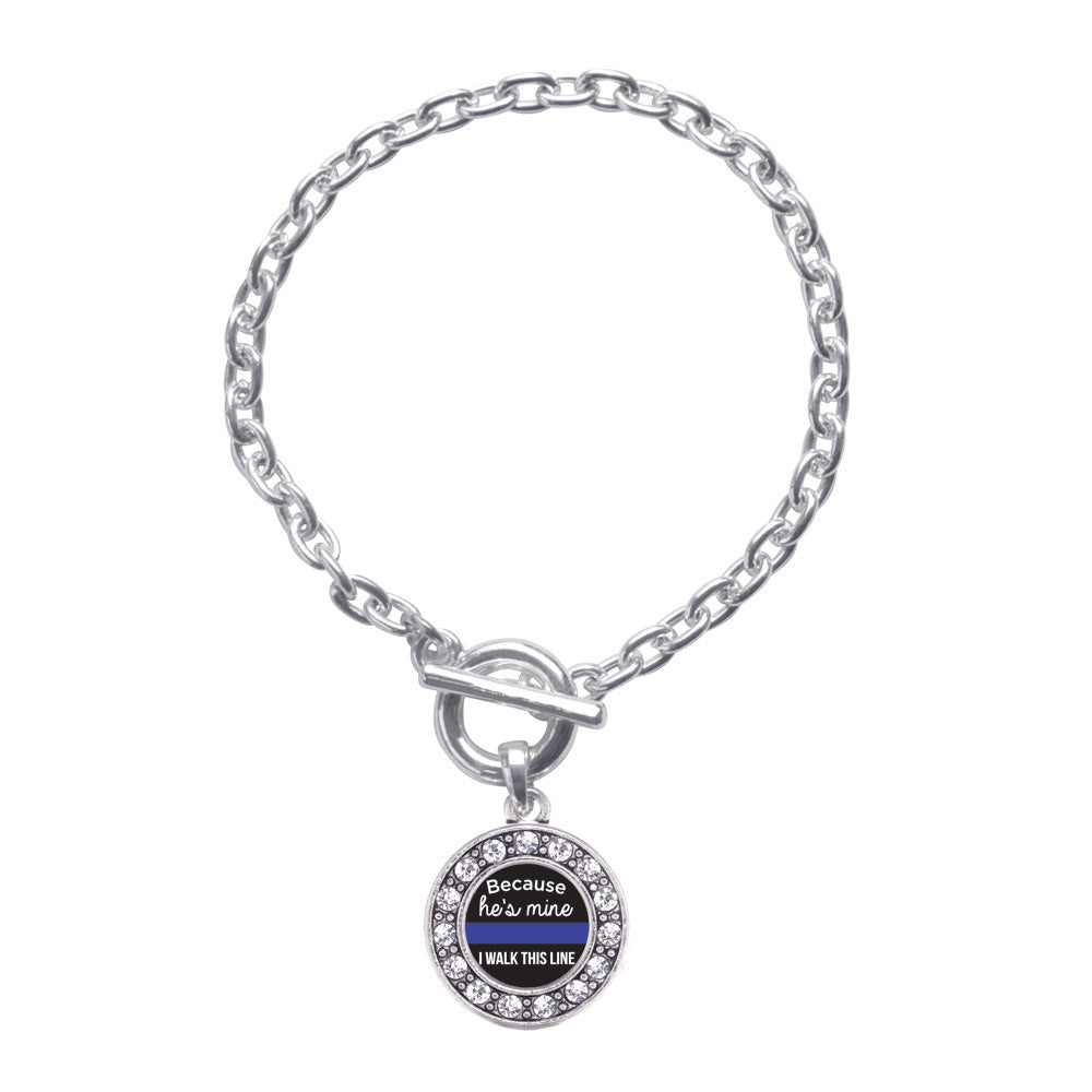 Because He's Mine Circle Charm