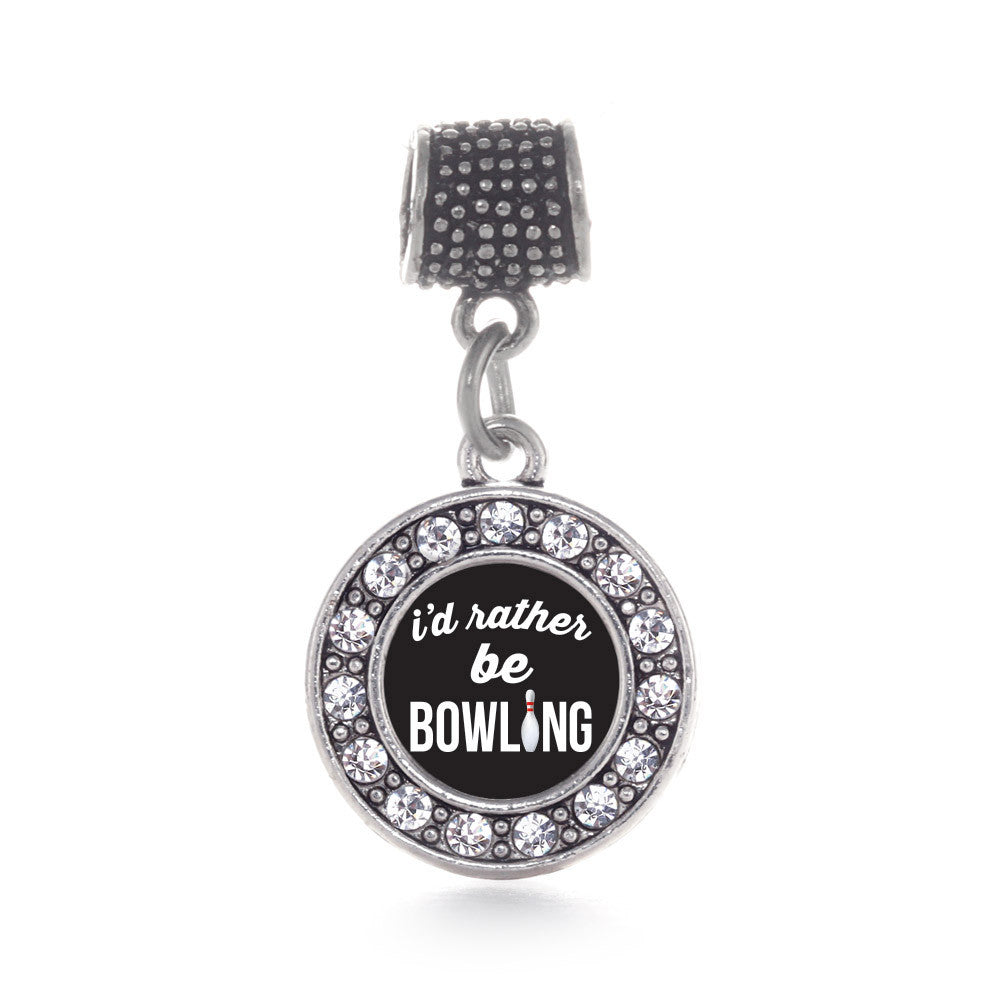I'd Rather Be Bowling Circle Charm