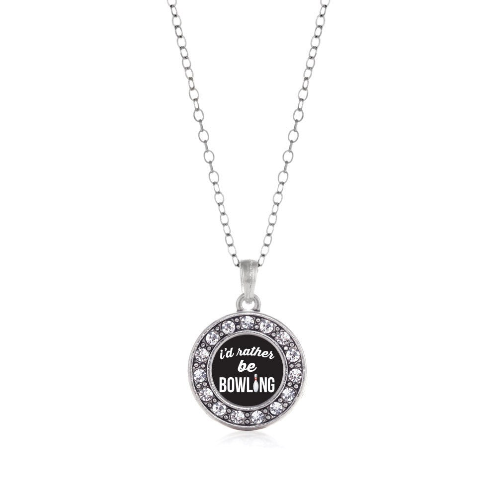 I'd Rather Be Bowling Circle Charm