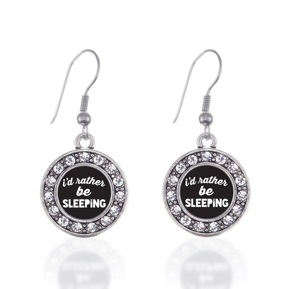 I'd Rather Be Sleeping Circle Charm