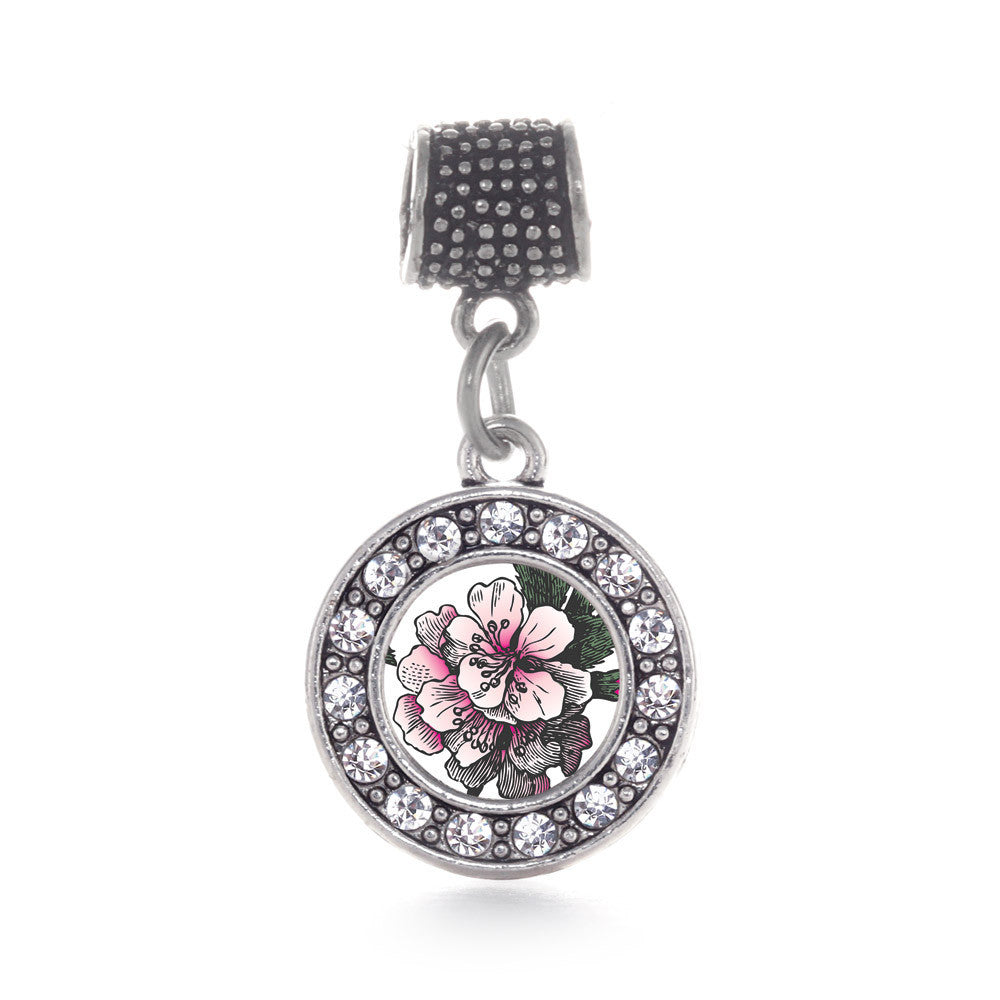 Apple Blossom Circle Charm