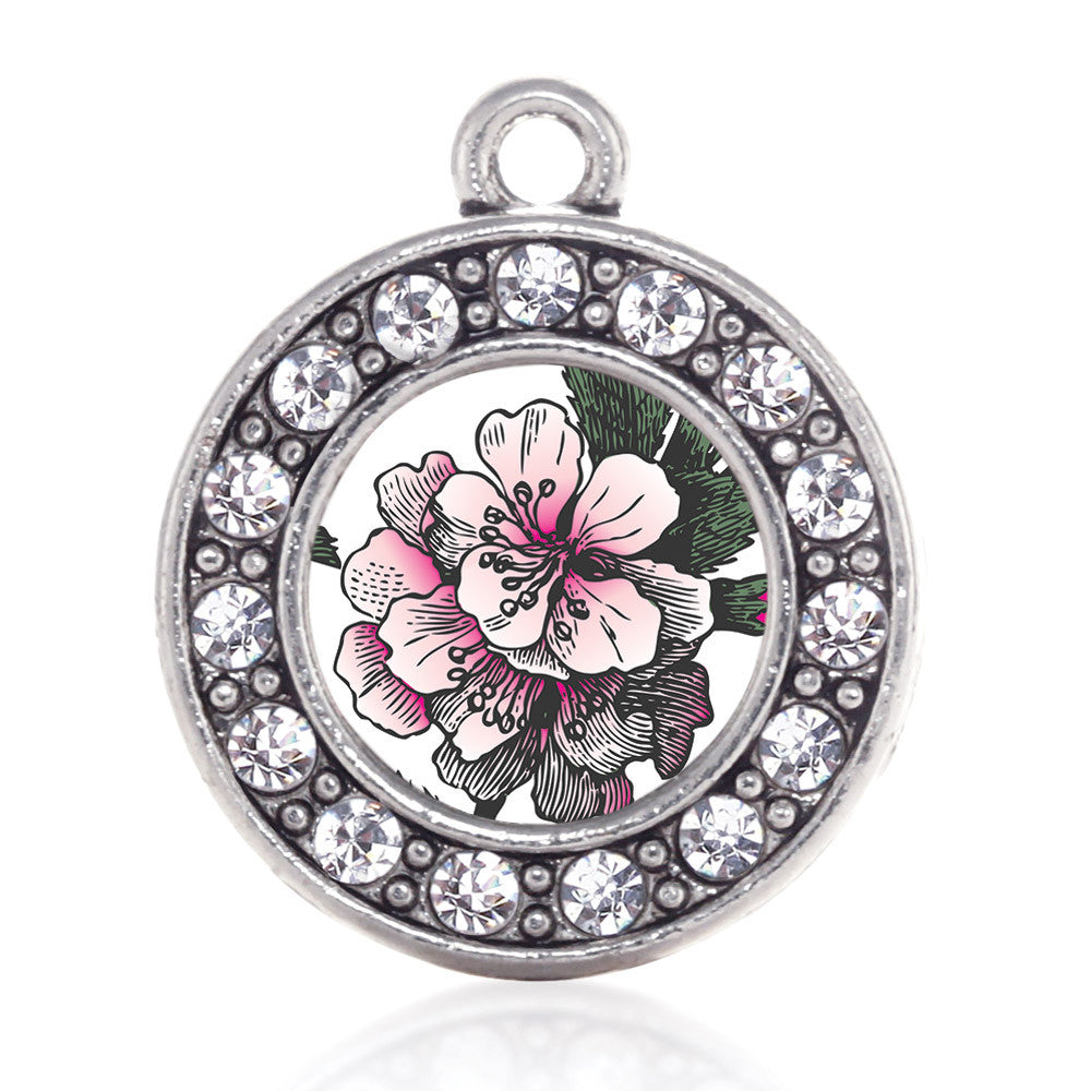 Apple Blossom Circle Charm
