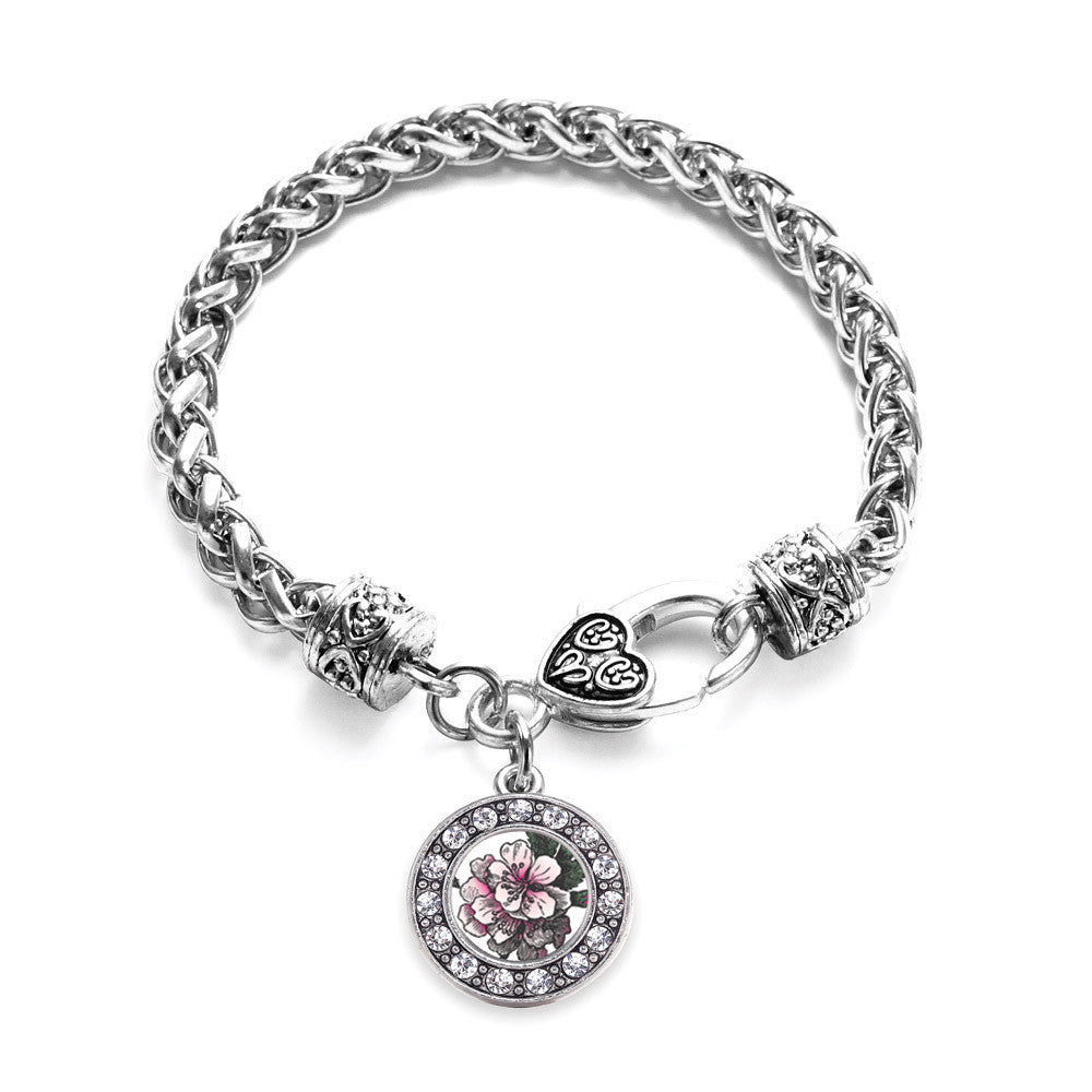 Apple Blossom Circle Charm
