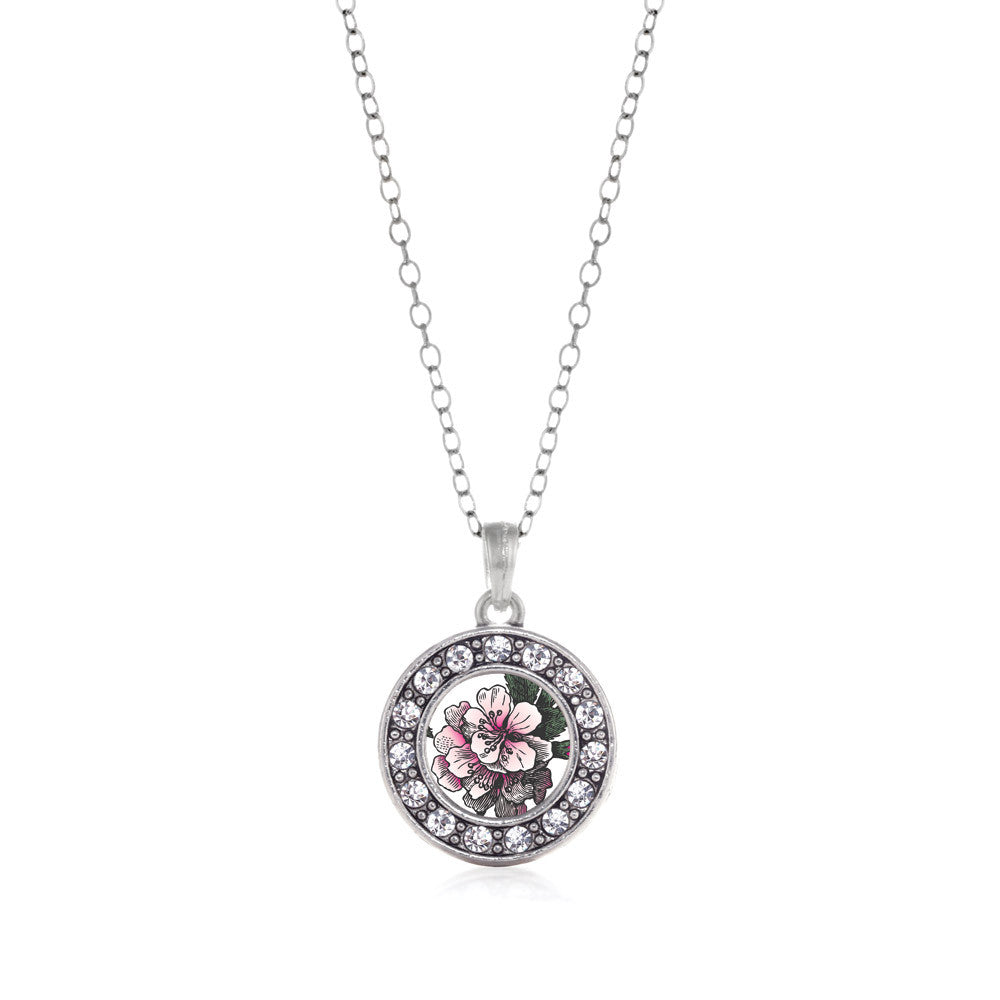 Apple Blossom Circle Charm