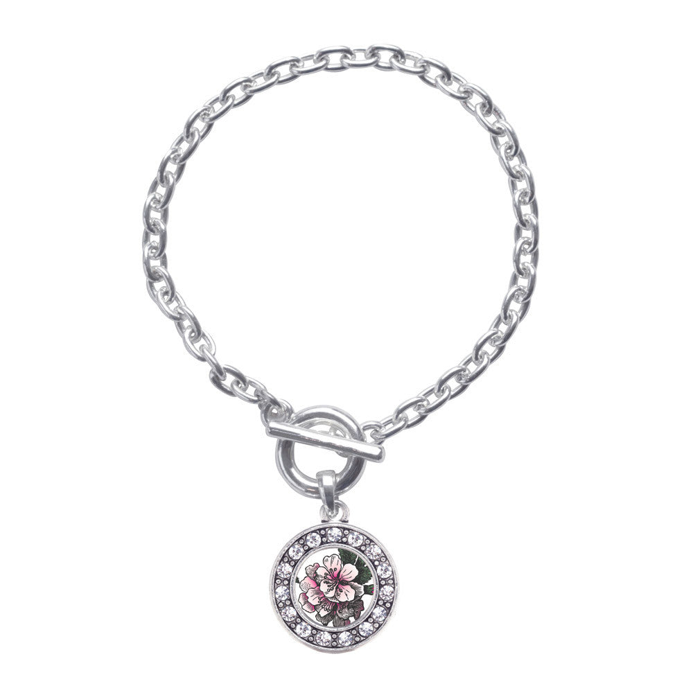 Apple Blossom Circle Charm