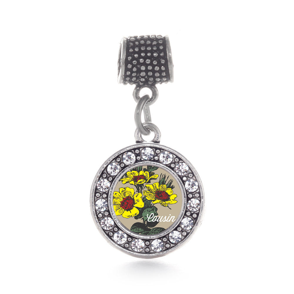 Cousin Coreopsis Flower Circle Charm