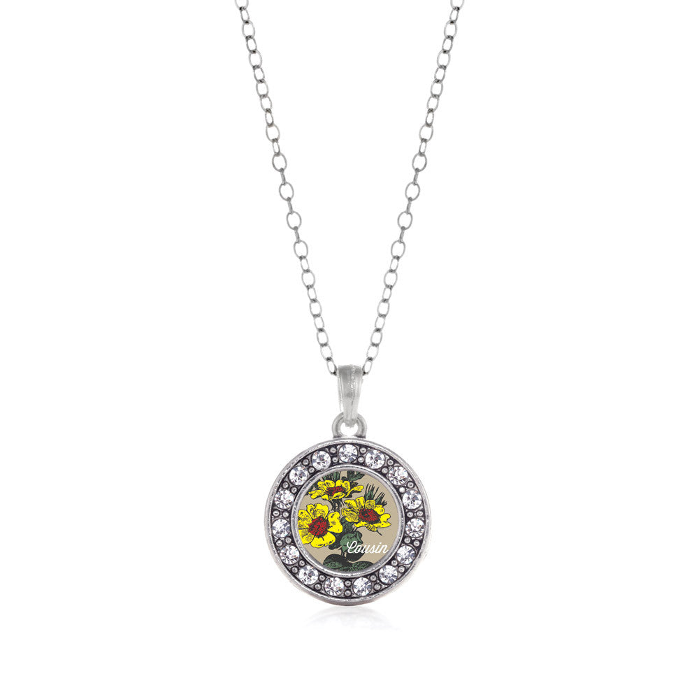 Cousin Coreopsis Flower Circle Charm