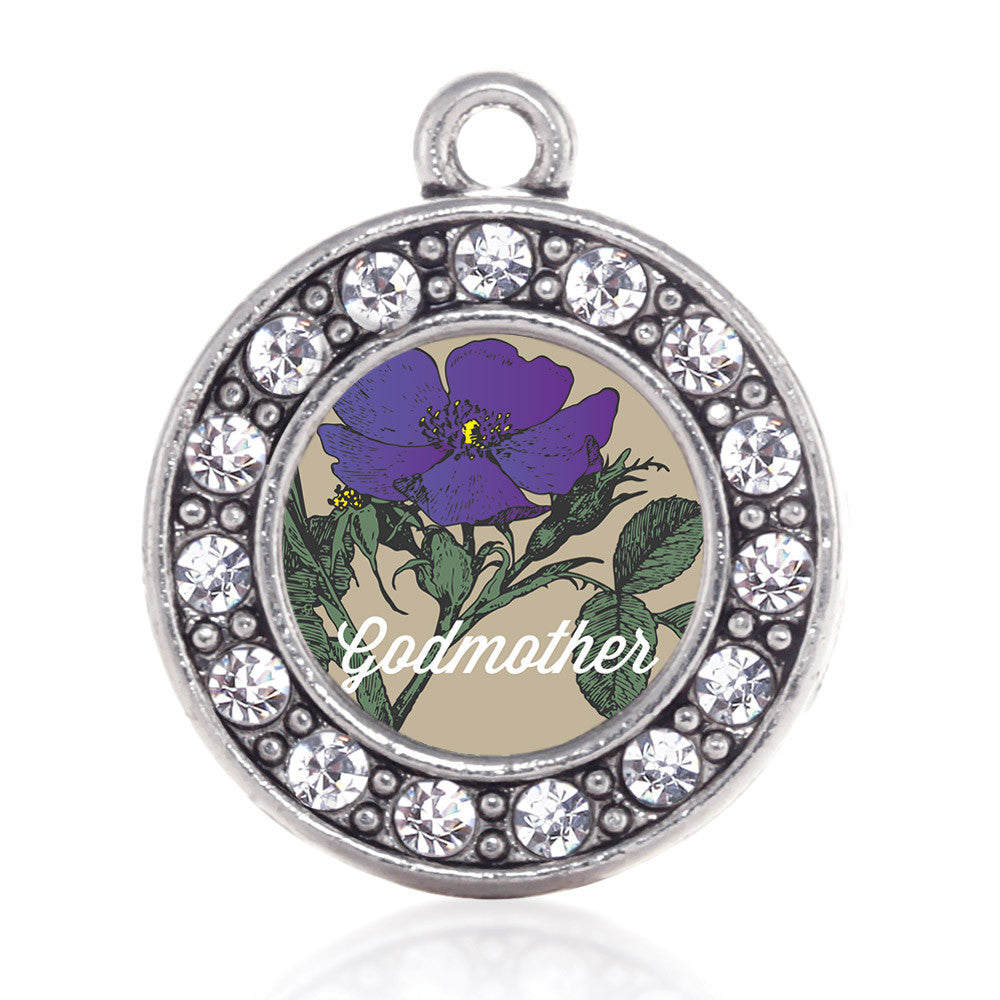 God Mother Violet Circle Charm