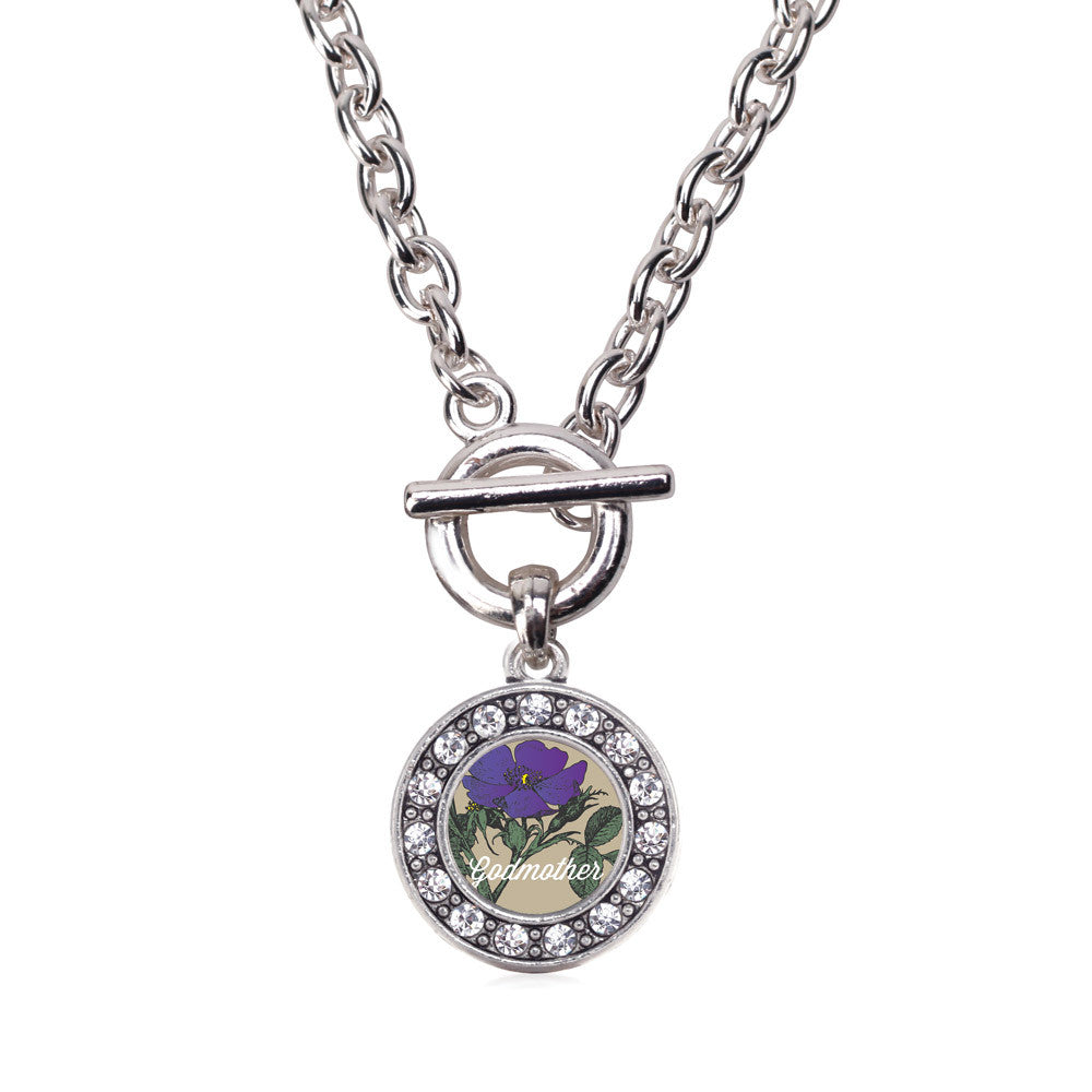 God Mother Violet Circle Charm