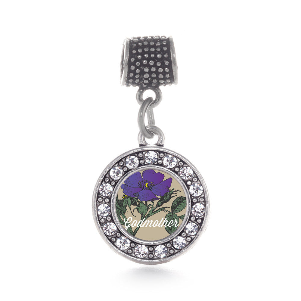 God Mother Violet Circle Charm