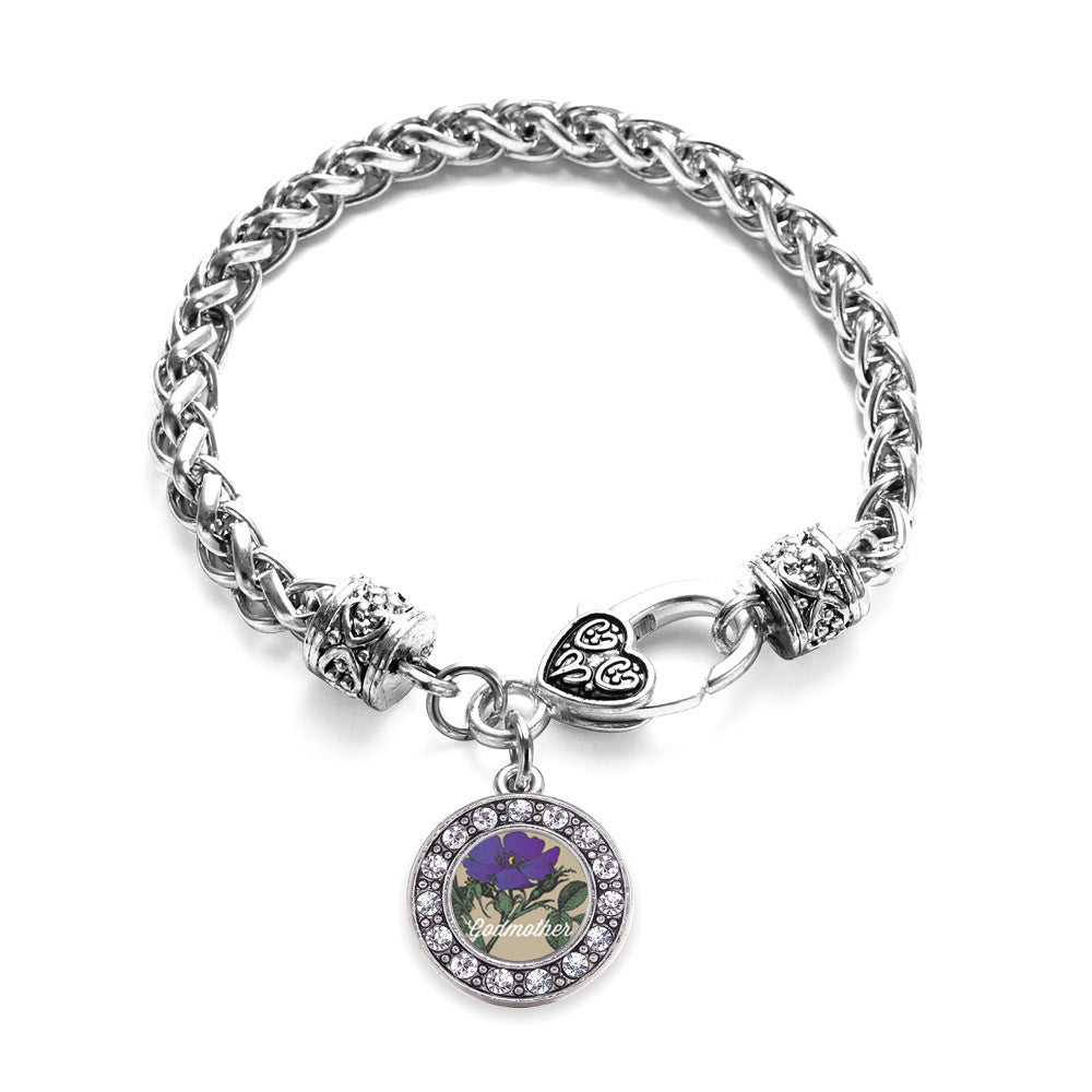 God Mother Violet Circle Charm