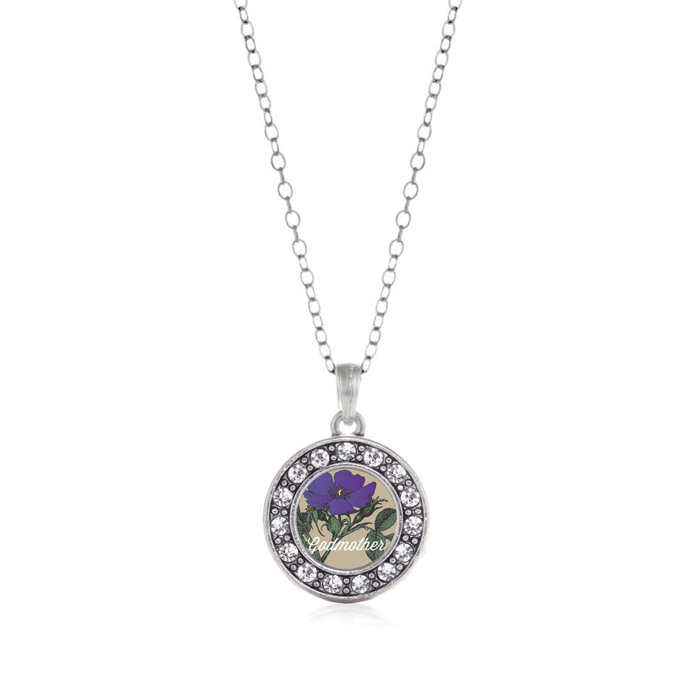God Mother Violet Circle Charm