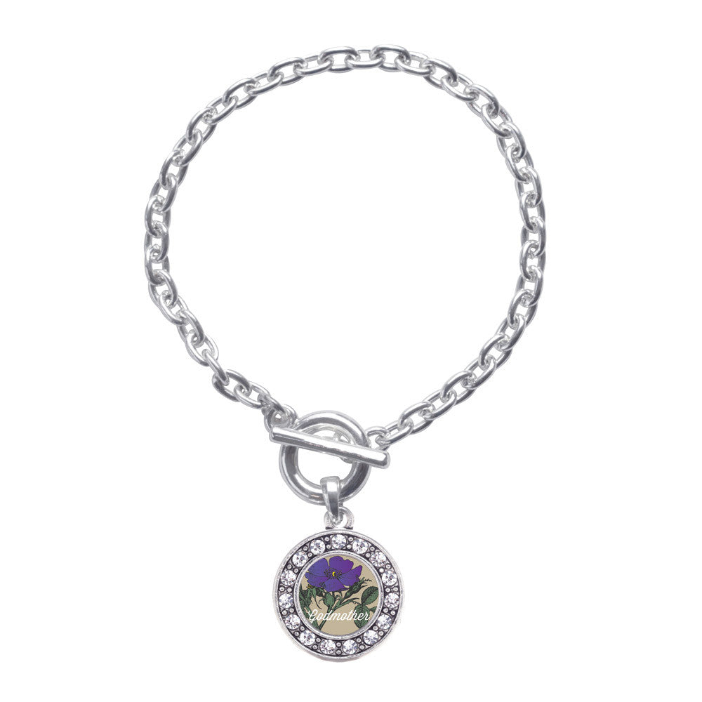 God Mother Violet Circle Charm