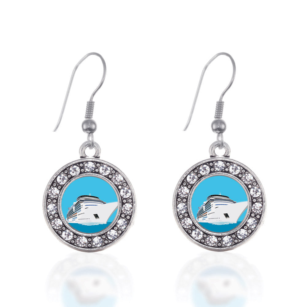 Bon Voyage Cruise Ship Circle Charm