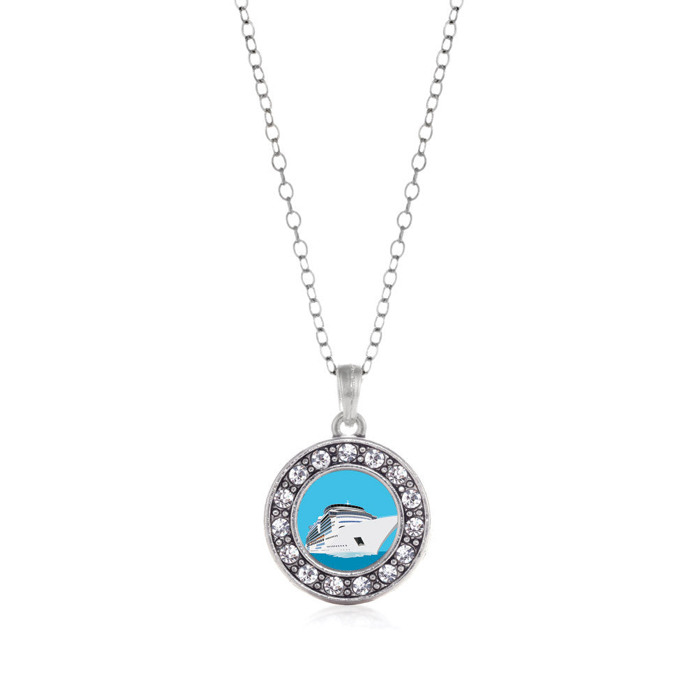 Bon Voyage Cruise Ship Circle Charm