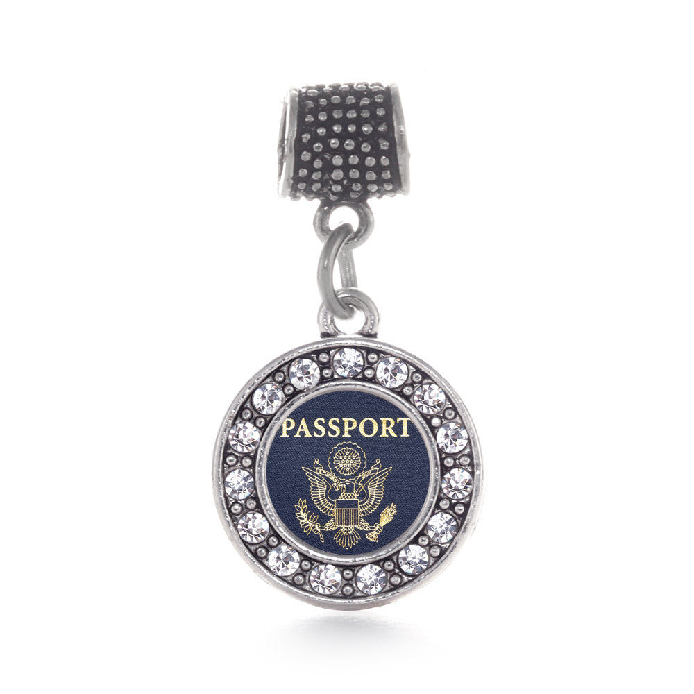 Passport Circle Charm