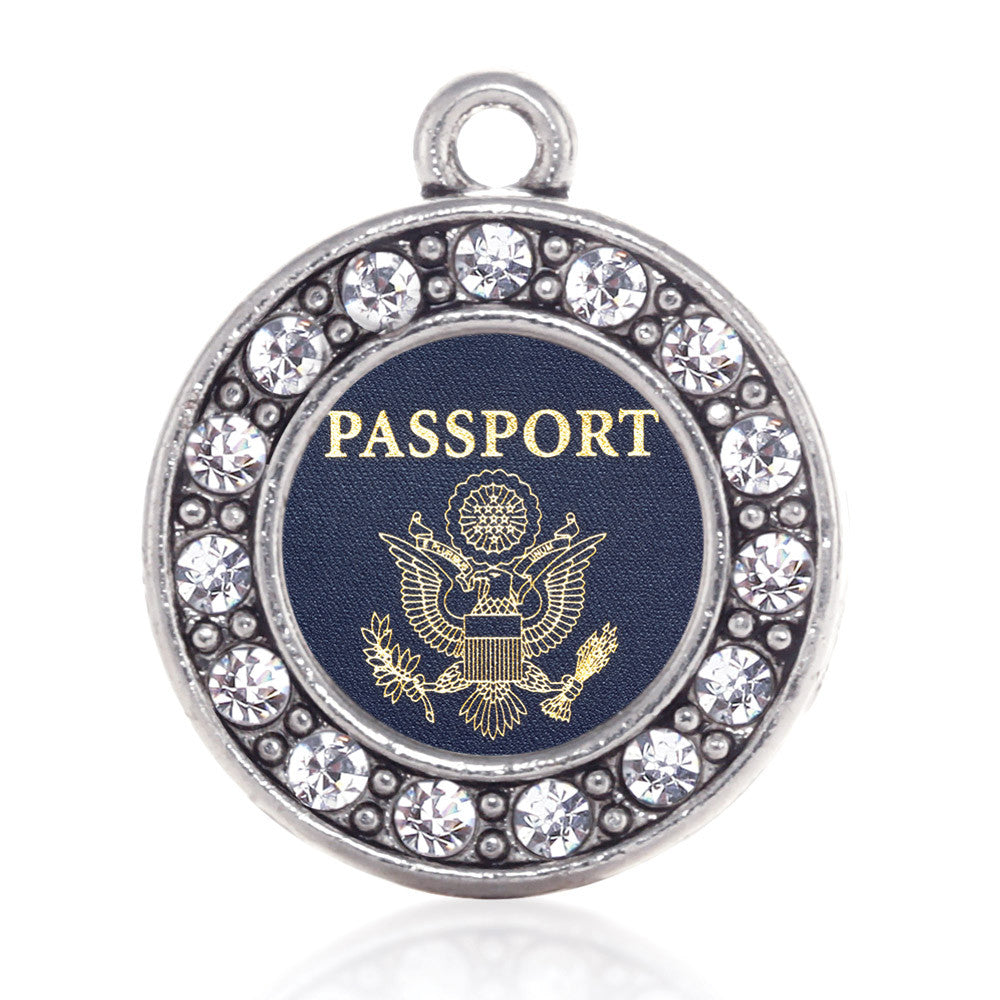 Passport Circle Charm