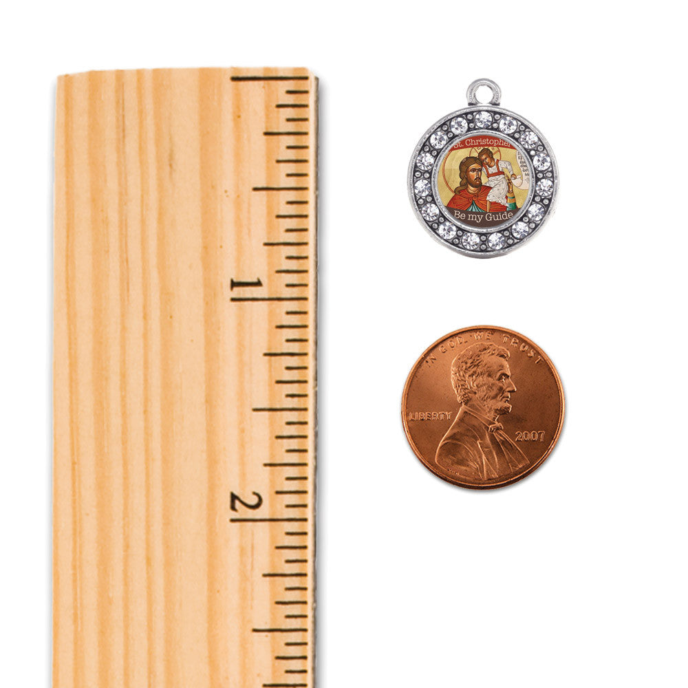 St. Christopher Circle Charm