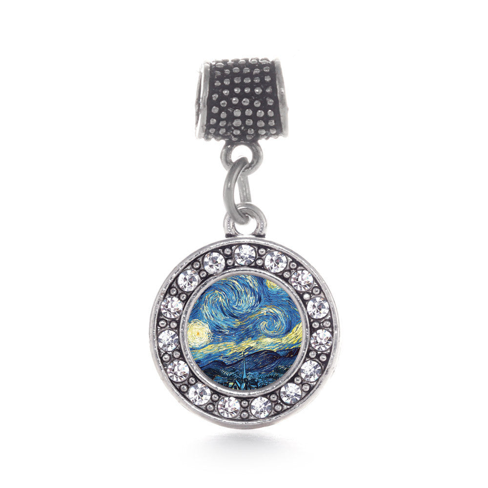 Starry Night Circle Charm